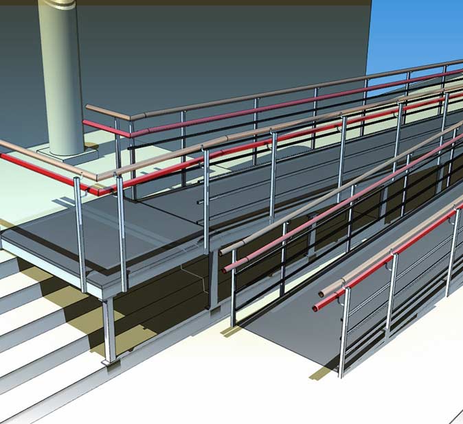 Podjazd dla niepełnosprawnych
